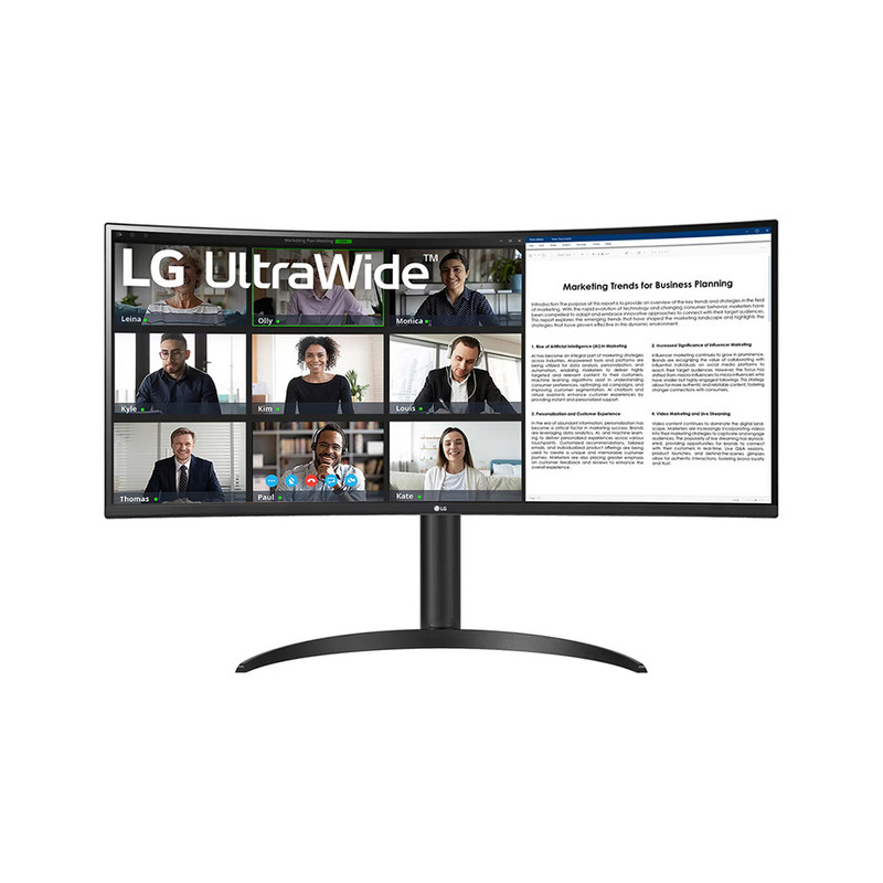 مانیتور 34 اینچ ال جی مدل 34WR55QK-B