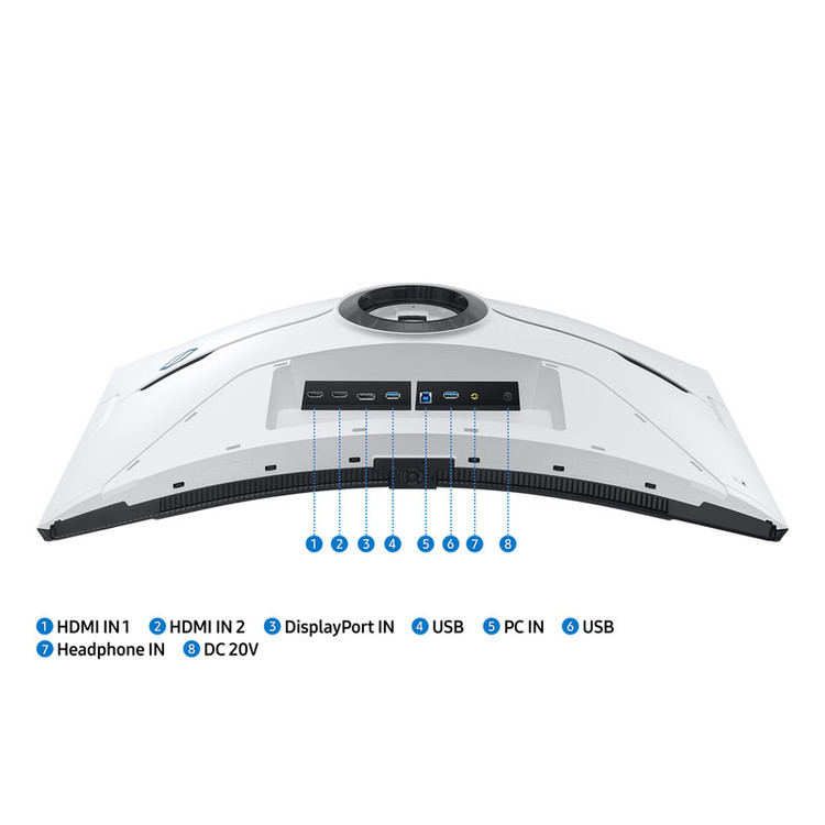 مانیتور مخصوص بازی سامسونگ مدل LS32BG850 سایز 32 اینچ