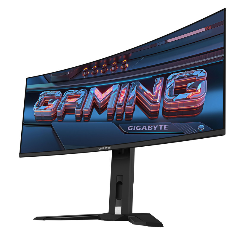مانیتور خمیده 34 اینچ گیگابایت مدل Gigabyte MO34WQC OLED Curved Gaming Monitor 34 Inch