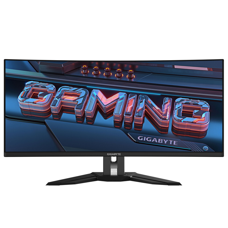 مانیتور خمیده 34 اینچ گیگابایت مدل Gigabyte MO34WQC OLED Curved Gaming Monitor 34 Inch