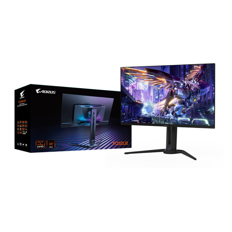 مانیتور گیمینگ 32 اینچ گیگابایت آروس مدل FO32U2