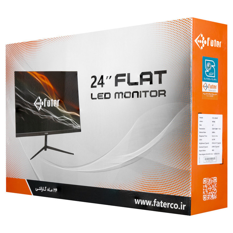 مانیتور گیمینگ 24 اینچ فاطر مدل F24-180 B2-W2