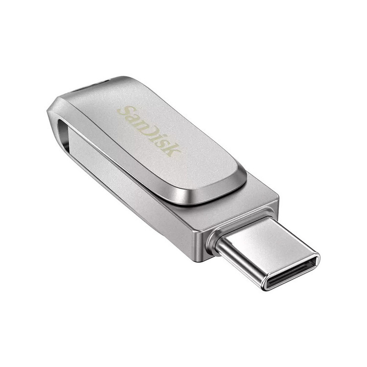 فلش مموری سن دیسک مدل Ultra Dual Drive Luxe ظرفیت 128 گیگابایت با رابط USB 3.2