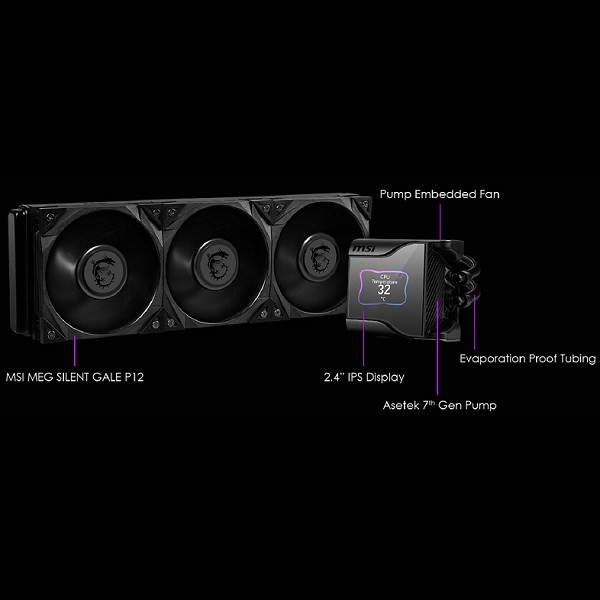 سیستم خنک کننده آبی ام اس آی مدل MEG CORELIQUID S360