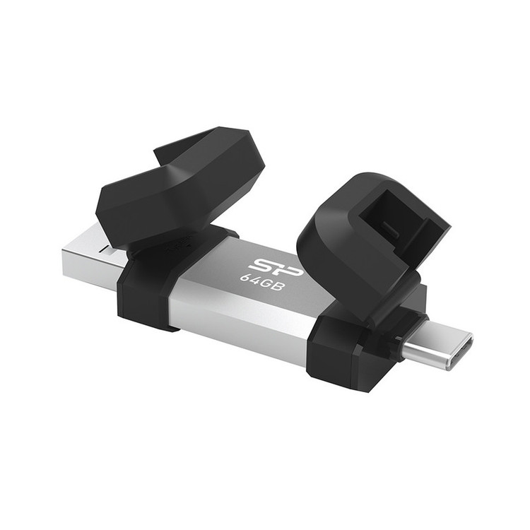 فلش مموری USB 3.2 سیلیکون پاور مدل C51 ظرفیت 64 گیگابایت