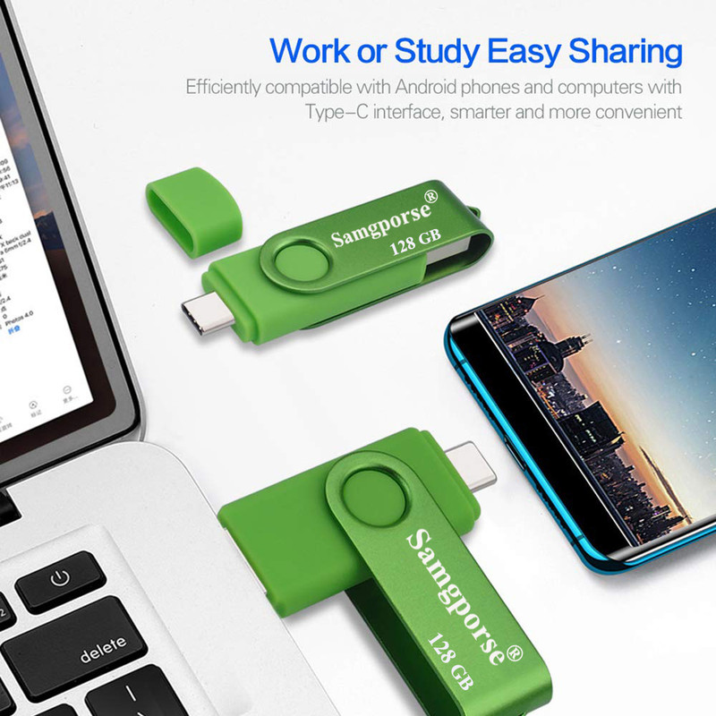 فلش مموری سمگپرس مدل OTG USB Type C ظرفیت 128 گیگابایت