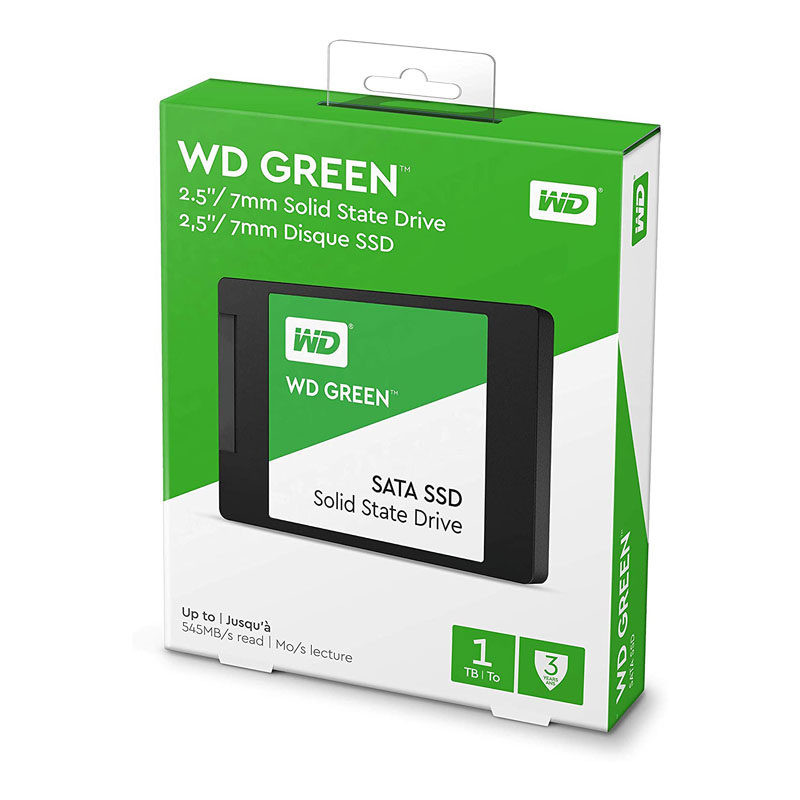 اس اس دی اینترنال SATA III وسترن دیجیتال مدل WDS100T3G0A ظرفیت 1 ترابایت