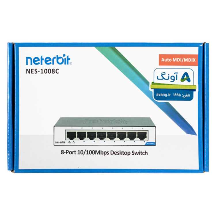 سوییچ هشت پورت نتربیت مدل NES-1008C