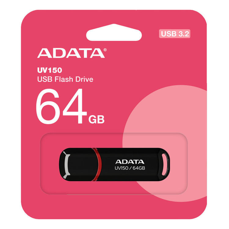 فلش مموری ای دیتا مدل UV150 ظرفیت 64 گیگابایت با رابط USB