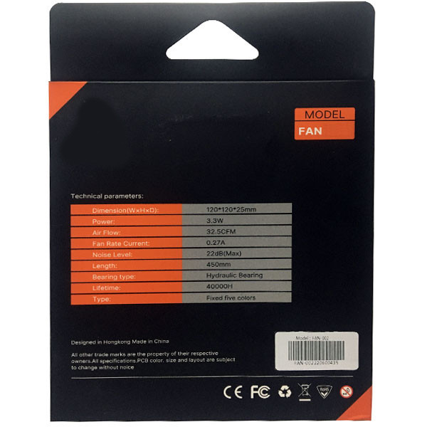 فن کیس مدل ENZO FAN-002