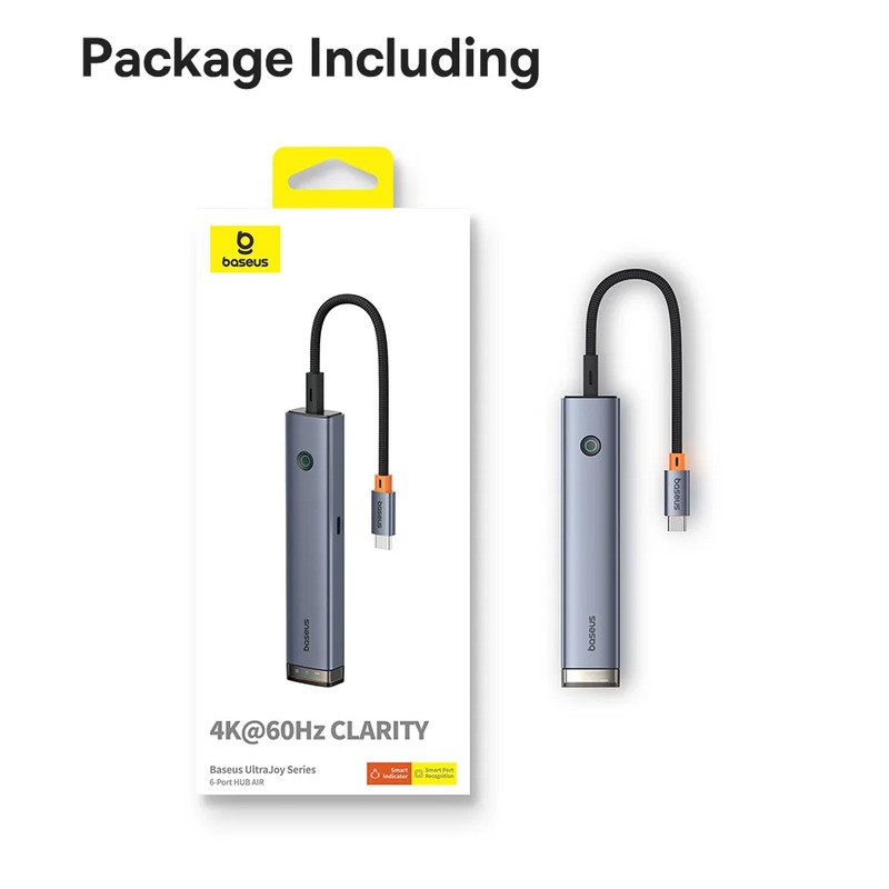 هاب 6 پورت USB-C بیسوس مدل BS-OH166