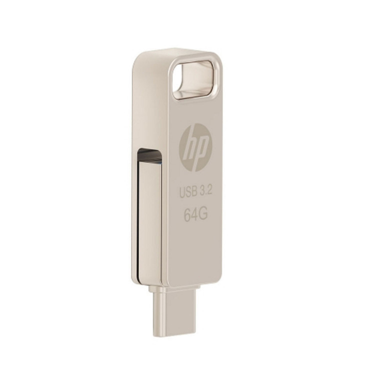 فلش مموری اچ پی مدل x206c ظرفیت 64 گیگابایت با رابط USB-C / USB 3.2