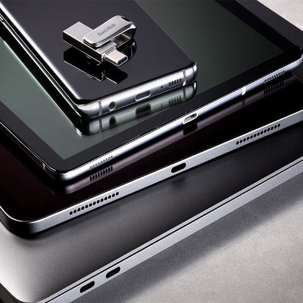 فلش مموری سن دیسک مدل Ultra Dual Drive Luxe ظرفیت 512 گیگابایت با رابط USB 3.2، USB-C