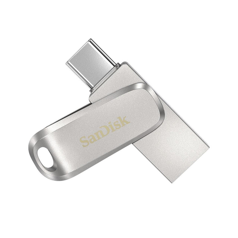 فلش مموری سن دیسک مدل Ultra Dual Drive Luxe ظرفیت 512 گیگابایت با رابط USB 3.2، USB-C