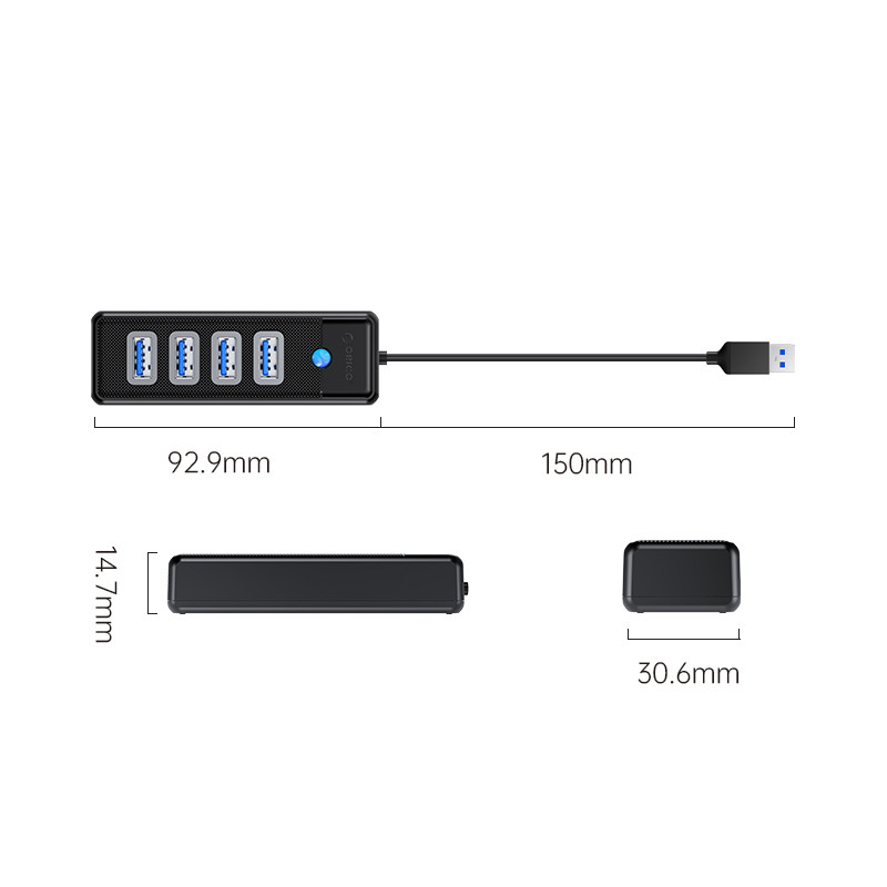هاب USB3.0 چهار پورت اوریکو مدل PW4U-U3