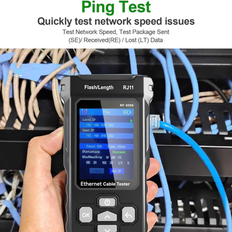 تستر کابل شبکه مدل NETPIL-NF 8506
