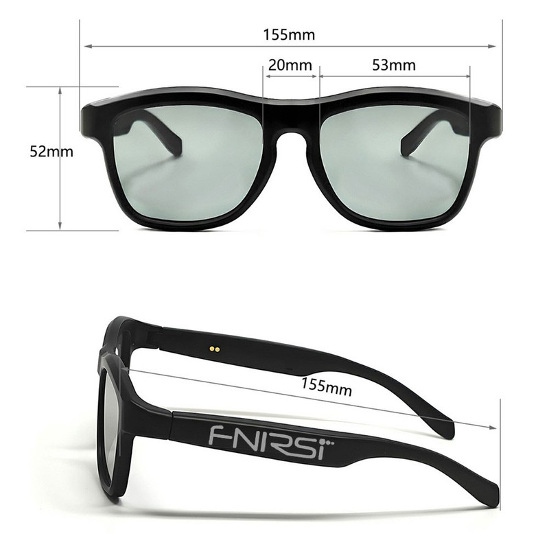 عینک هوشمند فنیرسی مدل G369I AI Translate & Touch Color‑Changing Lens