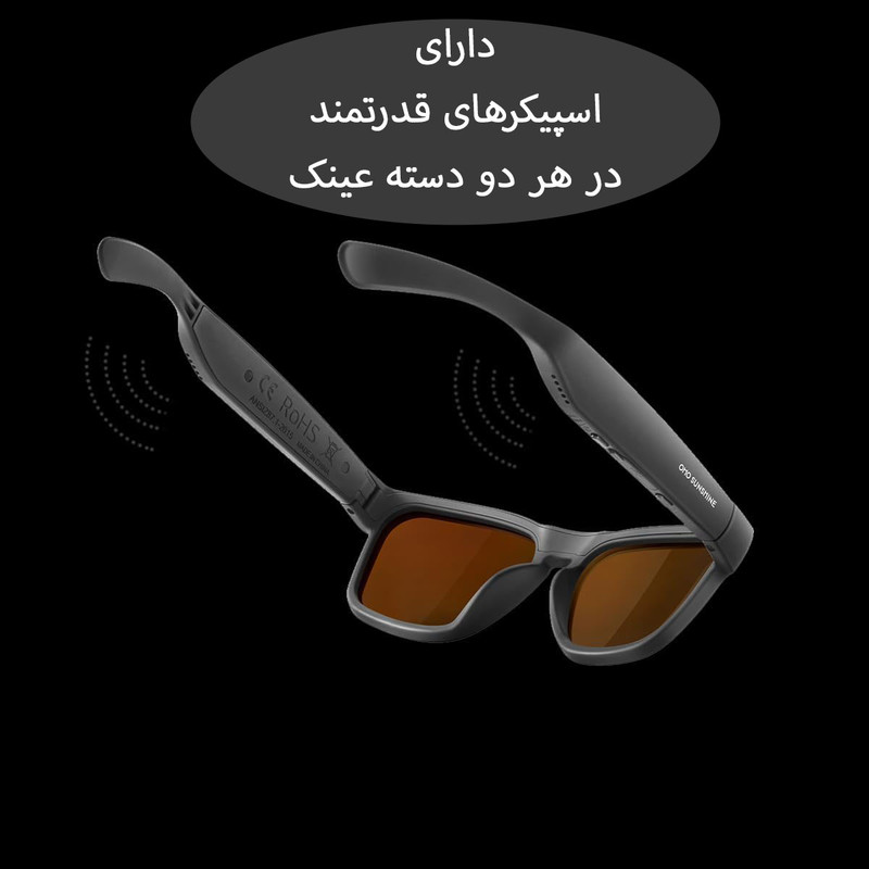 عینک هوشمند فنیرسی مدل G369I AI Translate & Touch Color‑Changing Lens