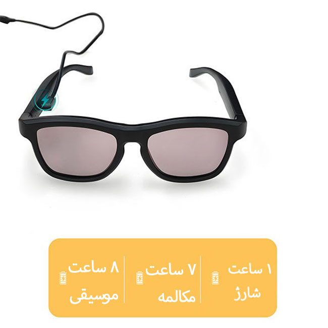 عینک هوشمند فنیرسی مدل G369I AI Translate & Touch Color‑Changing Lens