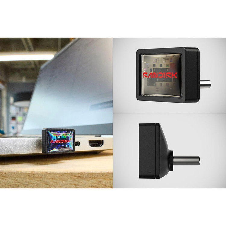 فلش مموری سن دیسک مدل EXTREME FIT CZ530 ظرفیت 256 گیگابایت با رابط USB-C