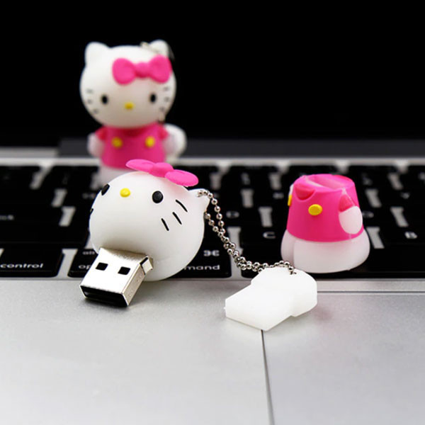 فلش مموری کینگ فست مدل Hello Kitty KI-17 ظرفیت 32 گیگابایت