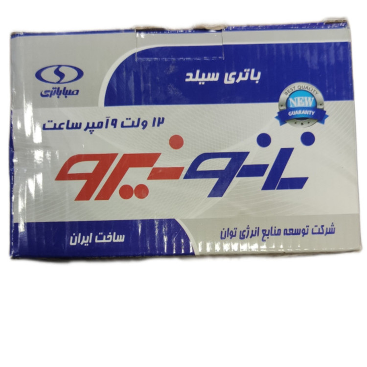 باتری یو پی اس 12 ولت 9 آمپر ساعت صبا باتری مدل نانو نیرو