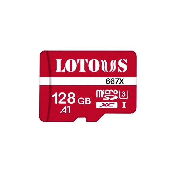 کارت حافظه لوتوس مدل microSDXC استاندارد 667X/A1 ظرفیت 128 گیگابایت