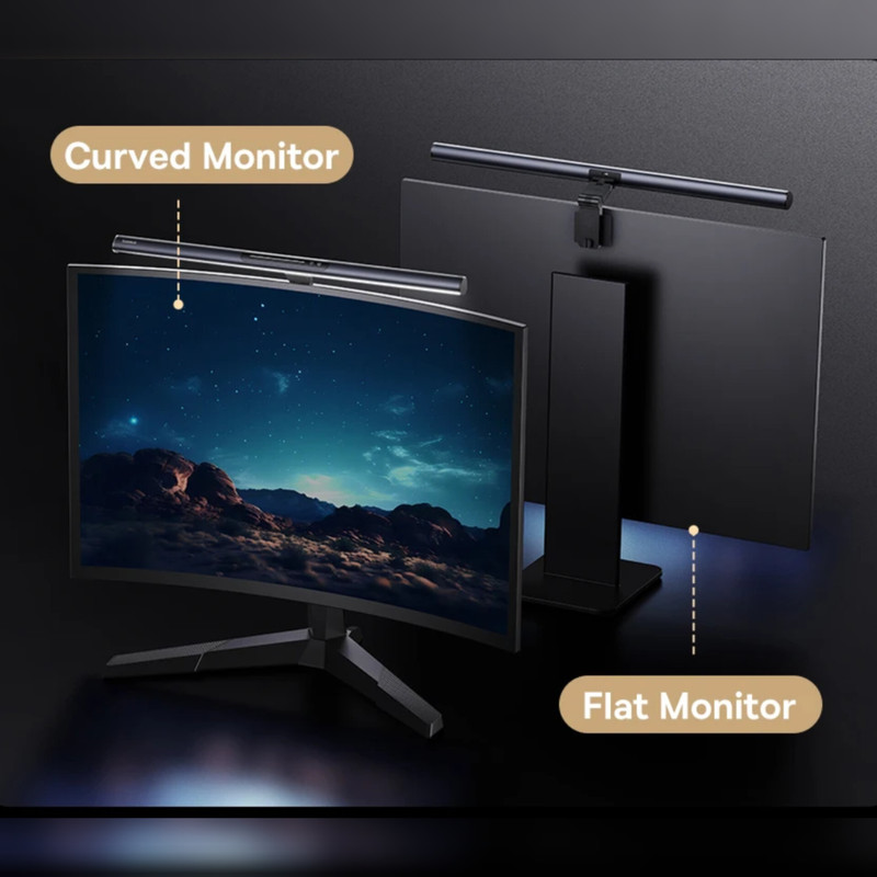 چراغ LED بالای مانیتور باسئوس مدل I-wok3