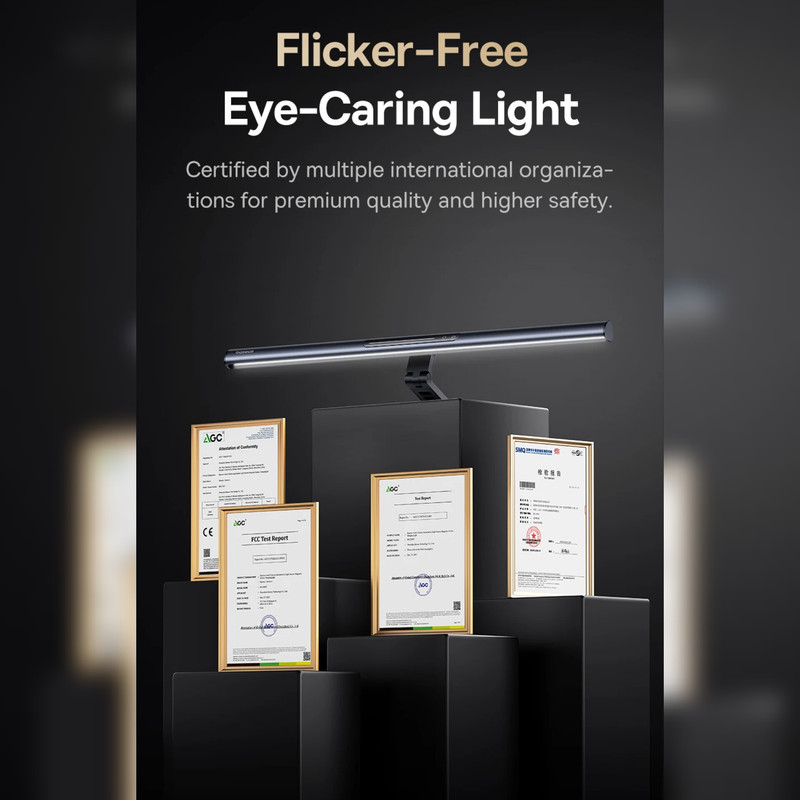 چراغ LED بالای مانیتور باسئوس مدل I-wok3