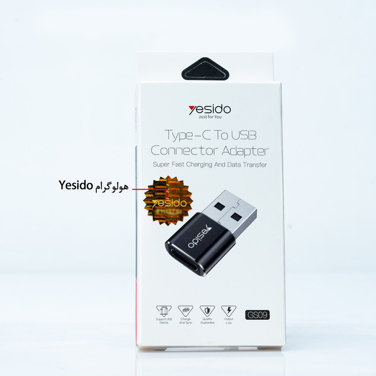 مبدل USB-C به USB یسیدو مدل GS09