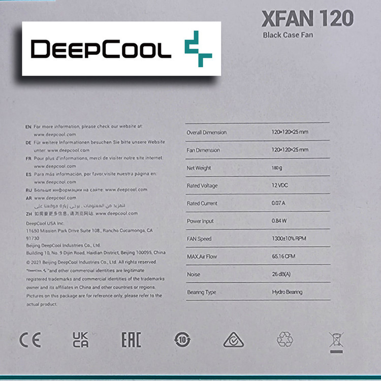 فن کیس دیپ کول مدل - XFan 120