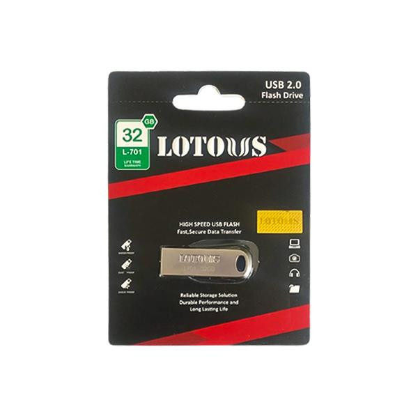 فلش مموری USB 2.0 لوتوس مدل L701 ظرفیت 32 گیگابایت