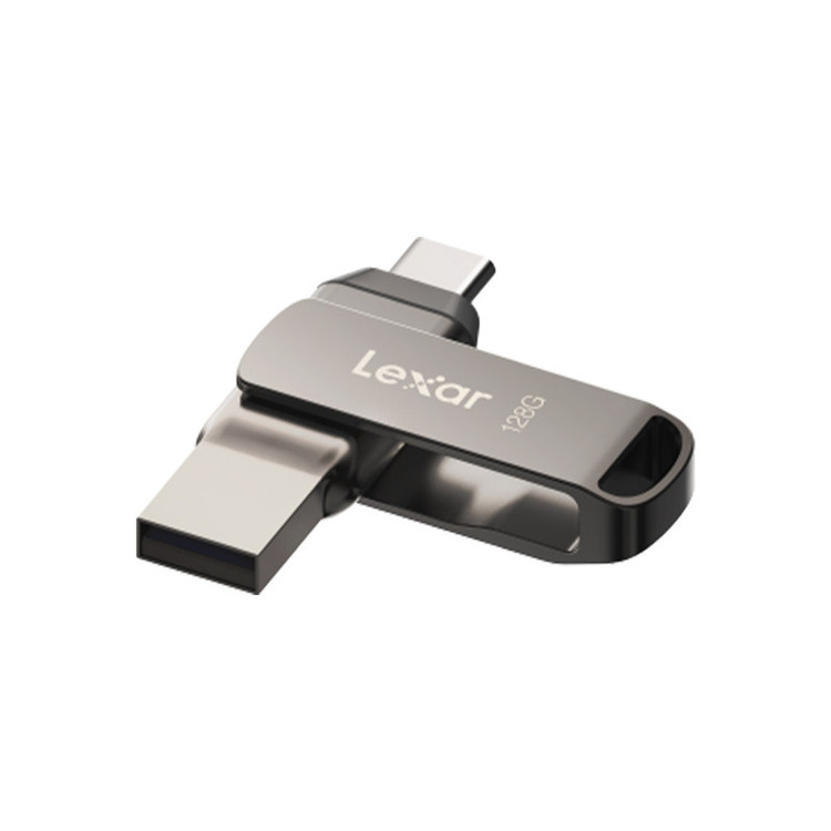 فلش مموری لکسار مدل Dual Drive D400 ظرفیت 128 گیگابایت با رابط USB 3.2