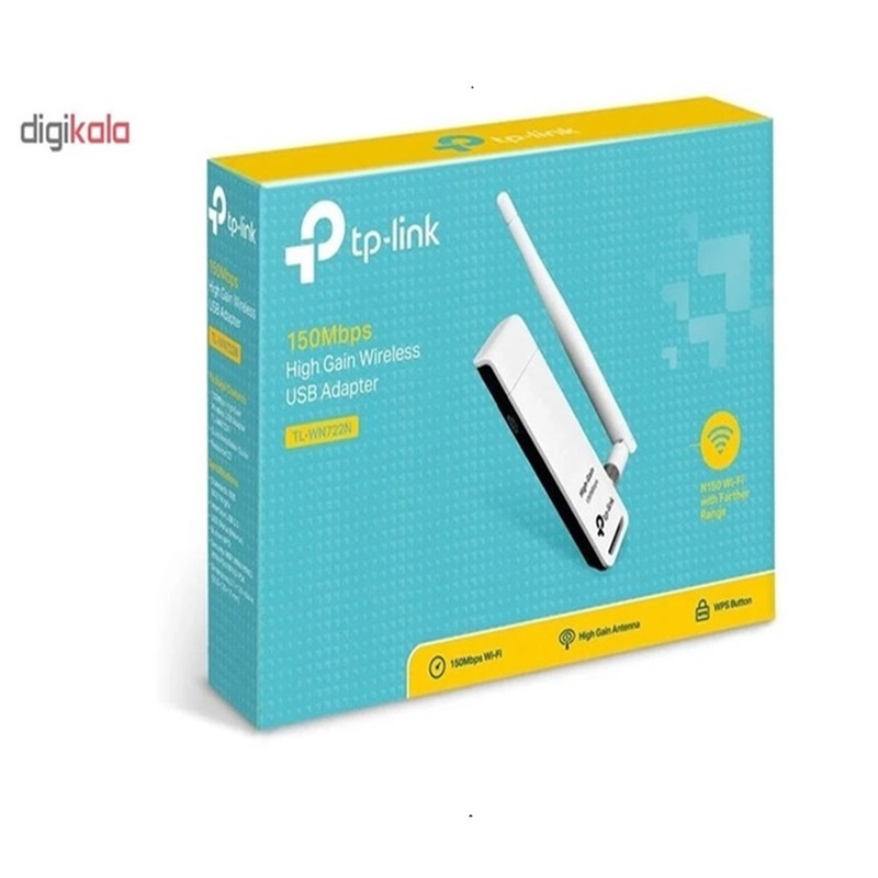 کارت شبکه بیسیم تی پی-لینک مدل TL-WN722N_V4.0