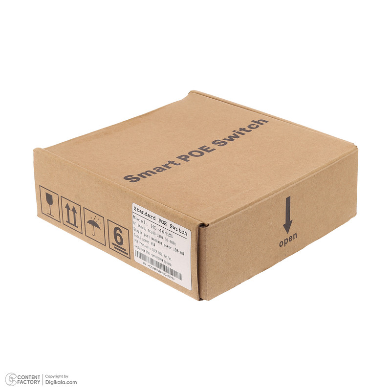 سوییچ 6 پورت POE مدل HC-4842S