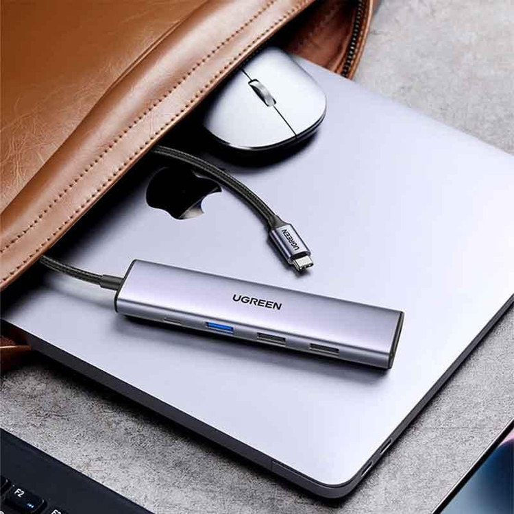 هاب 5 پورت USB-C یوگرین مدل CM478-15495