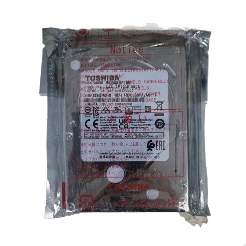 هارد دیسک اینترنال توشیبا مدل MQ04ABF100 ظرفیت 1 ترابایت