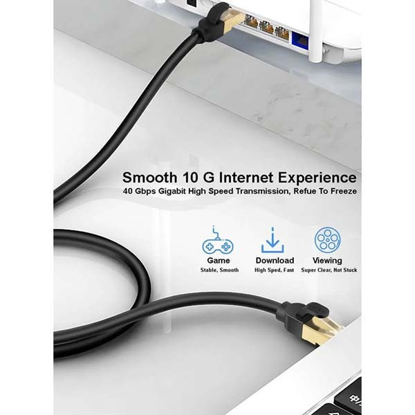 کابل شبکه Cat8 وگیگ مدل V-E802