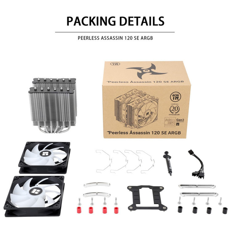 خنککننده پردازنده ترمالرایت مدل PA120 SE ARGB