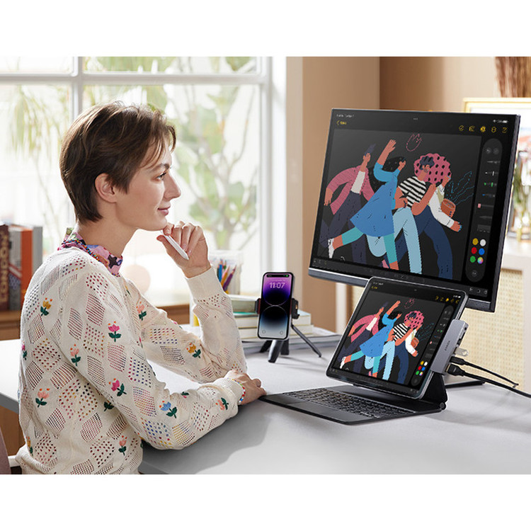 هاب 6 پورت USB-C انکر مدل Anker 541 USB-C Hub 6-in-1