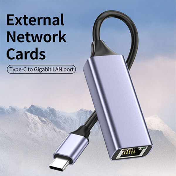 مبدل USB-C به Ethernet مدل 1000/LAN-10/100