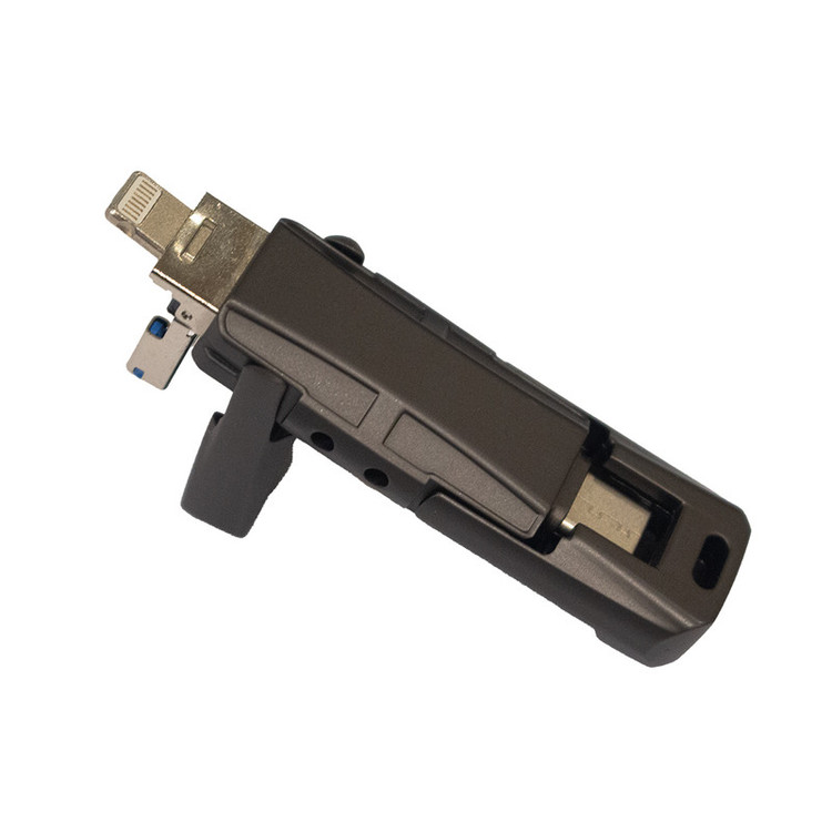 فلش مموری مدل LXM ظرفیت 1 ترابایت با رابط microUSB، USB Type-C، USB 3.2، لایتنینگ