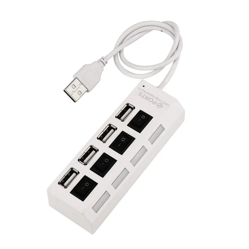 هاب 4 پورت USB 2.0 شارک مدل TURBO SPEED