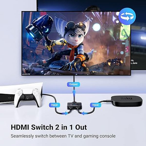 سوئیچ 1 به 2 HDMI یوگرین مدل 4K 50966