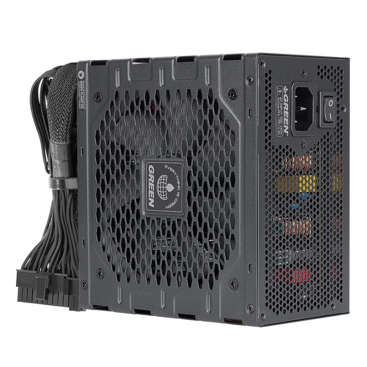 منبع تغذیه کامپیوتر 700W وات گرین مدل GP700A-GED V3.1 (ATX 3.1)