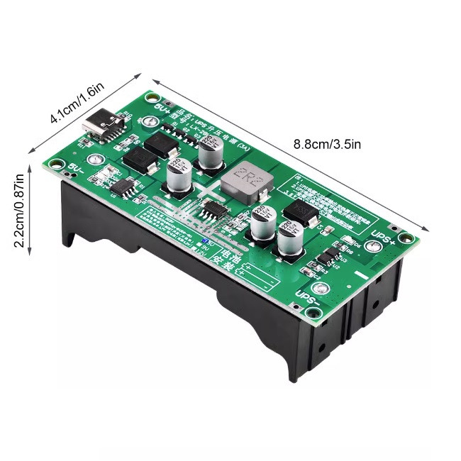 ماژول یو پی اس UPS و شارژر باتری لیتیومی مدل LX-2BUPS 12V