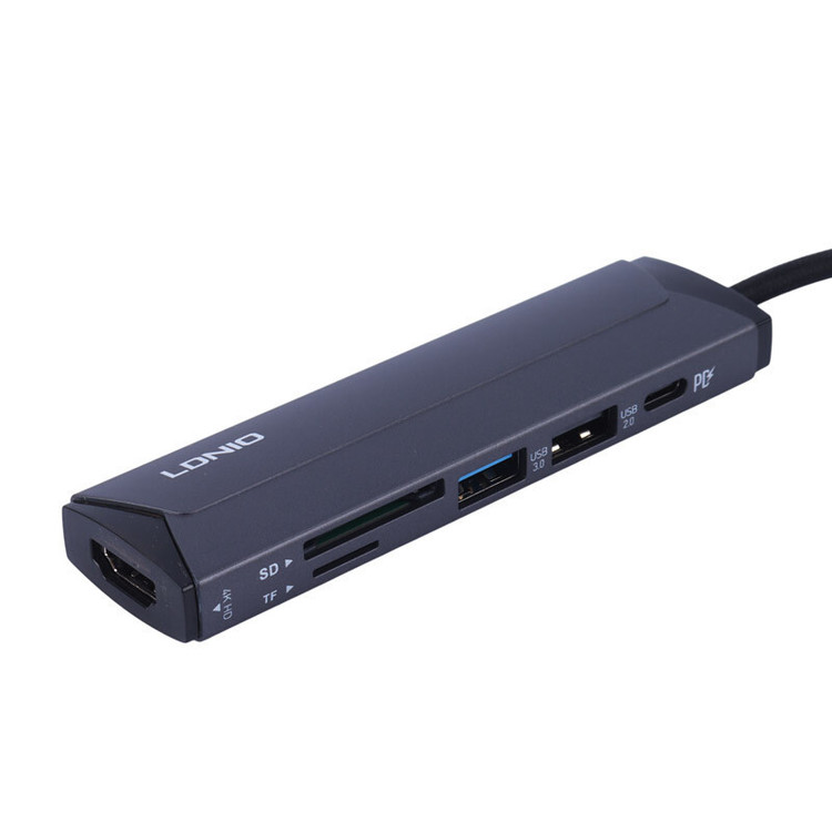 هاب 6 پورت USB-C الدینیو مدل DS-56H