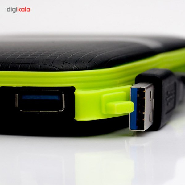 هارد اکسترنال سیلیکون پاور مدل Armor A60 ظرفیت یک ترابایت دارای رابط USB Type-A 3.2