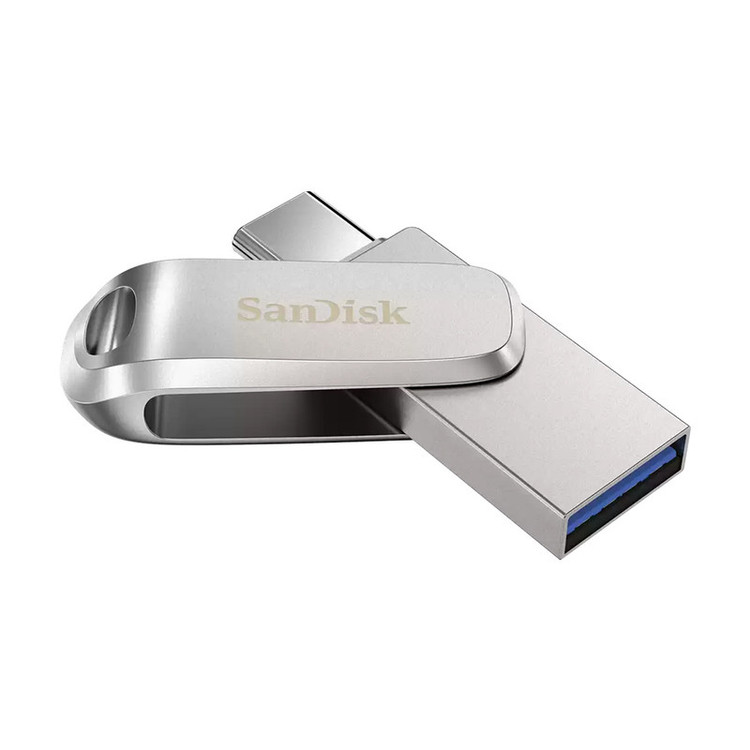 فلش مموری سن دیسک مدل Ultra Dual Drive Luxe ظرفیت 32 گیگابایت با رابط USB 3.2