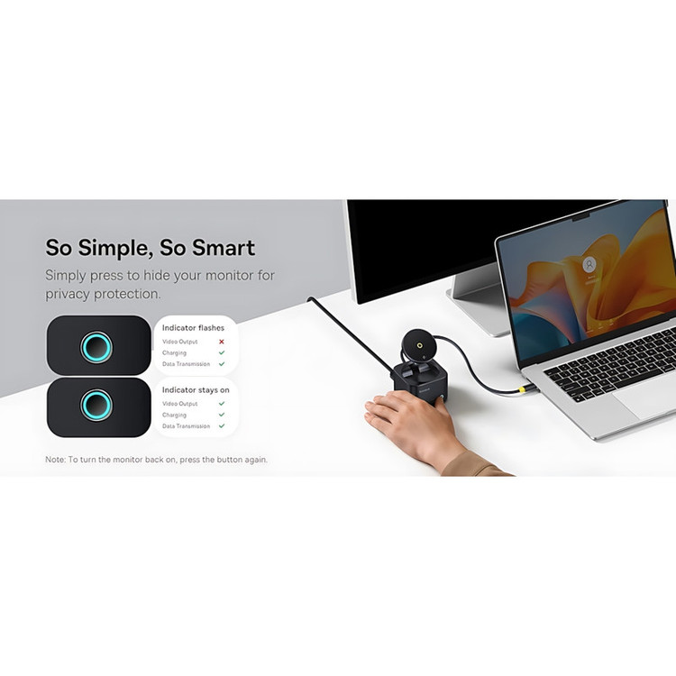 هاب 7 پورت USB-C و شارژر بی سیم بیسوس مدل BS-OH122